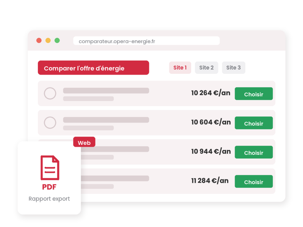 L'offre Opéra Energie pour les professionnels